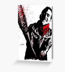 Negan Greeting Card