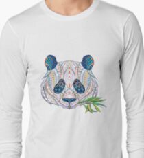 Ethnic Highly Detailed Panda Long Sleeve T-Shirt