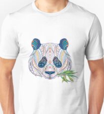 Ethnic Highly Detailed Panda Unisex T-Shirt