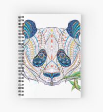 Ethnic Highly Detailed Panda Spiral Notebook