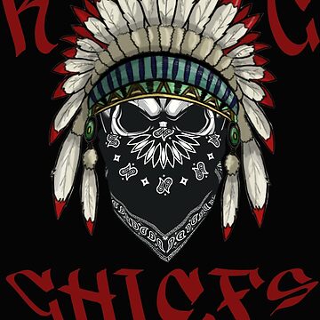 KC Chiefs Indian Skull  Poster for Sale by Razors-Edge