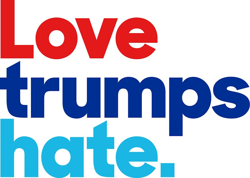 Love Trumps Hate: Stickers | Redbubble