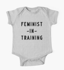 Feministin im Training Baby Body Kurzarm