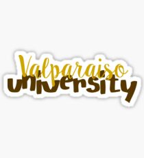 Valparaiso University ~text~ Sticker