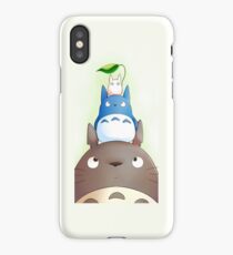 Totoro with his friends iPhone Case