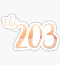 The 203 Sticker