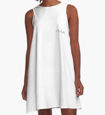 Wellen A-Linien Kleid