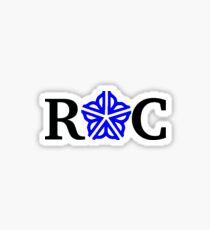 ROC BLUE Sticker