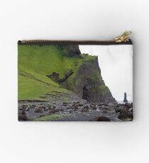Iceland, Dyrholaey basalt columns Studio Pouch