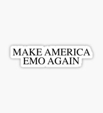 make america emo again Sticker