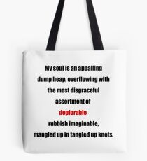 Deplorable Grinch Tote Bag
