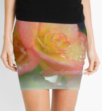 pink begonias Mini Skirt