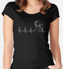 JUNGE HEARTBEAT Tailliertes Rundhals-Shirt