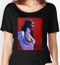 Rosario Dawson Painting Women's Relaxed Fit T-Shirt