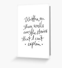 One Direction Greeting Card
