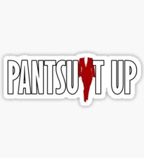 Hillary Clinton: Pantsuit Up Sticker