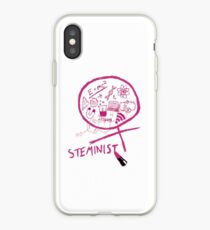 Stemistin mit Lippenstift STEM Feministin iPhone-Hülle & Cover