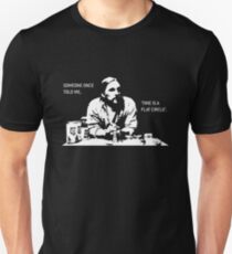 Camiseta unisex El tiempo es un círculo plano