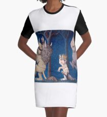 Where the Wild Things Are Wild Rumpus at night Graphic T-Shirt Dress