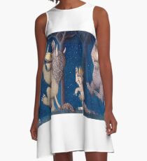 Where the Wild Things Are Wild Rumpus at night A-Line Dress