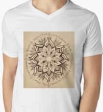 Wheel Mandala of Dharma Men's V-Neck T-Shirt