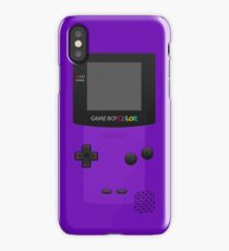 Purple Nintendo Gameboy Color iPhone Case/Skin