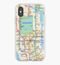 MTA Subway Map New York Manhattan Phone Case iPhone Case