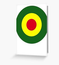 Rasta Mod Target Greeting Card