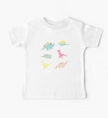 Dinosaur Pattern Baby Tee