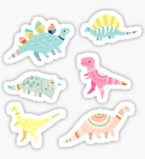 Dinosaur Pattern Sticker