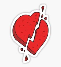 Broken Heart: Stickers | Redbubble