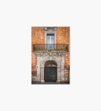 Decorative door in Nardo, Italy Art Board