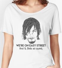 TWD - Daryl: We're On Easy Street Women's Relaxed Fit T-Shirt