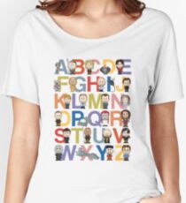 Through the Wormhole Alphabet Women's Relaxed Fit T-Shirt