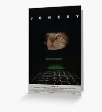 JONESY - ALIEN FILM POSTER Greeting Card