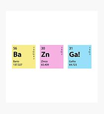 Bazinga - Big Bang Theory Photographic Print