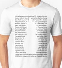 Gus's Nicknames (Psych) Unisex T-Shirt