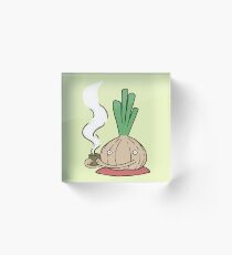 Louise's onion Acrylic Block