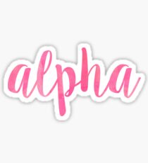 alpha pink~~~~~ Sticker