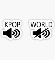 KPOP ON WORLD OFF Sticker
