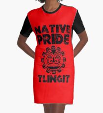 NATIVE PRIDE TLINGIT Graphic T-Shirt Dress