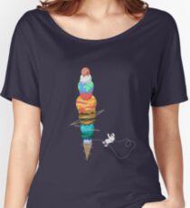 Space Cream Women's Relaxed Fit T-Shirt
