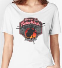 RotorWash Brewing Co. - Lean'n Lager Skycrane Women's Relaxed Fit T-Shirt