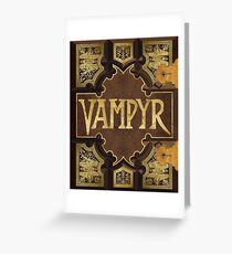 Vampyr Book Greeting Card