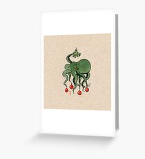 Xmas Octo Greeting Card