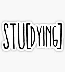 Stu-dying Sticker