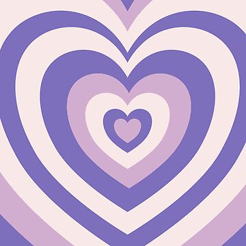 Y2K Heart Button Pin Aesthetic Heart Pin Pink, Lilac / Purple