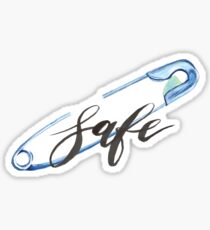 Safe- Gouache Gap Sticker
