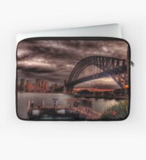 Sunset Sydney Harbour Bridge- VIVID Festival Laptop Sleeve