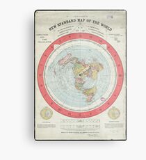 Flat Earth Metal Print